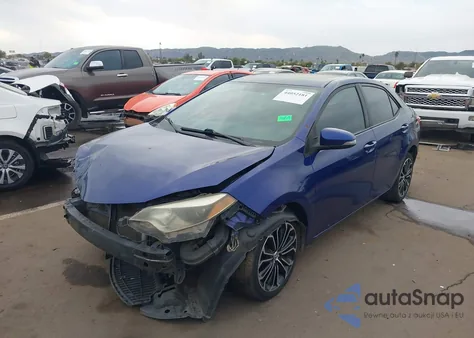 2015 Toyota Corolla S Plus z USA, uszkodzony, nr VIN 5YFBURHE5FP219780